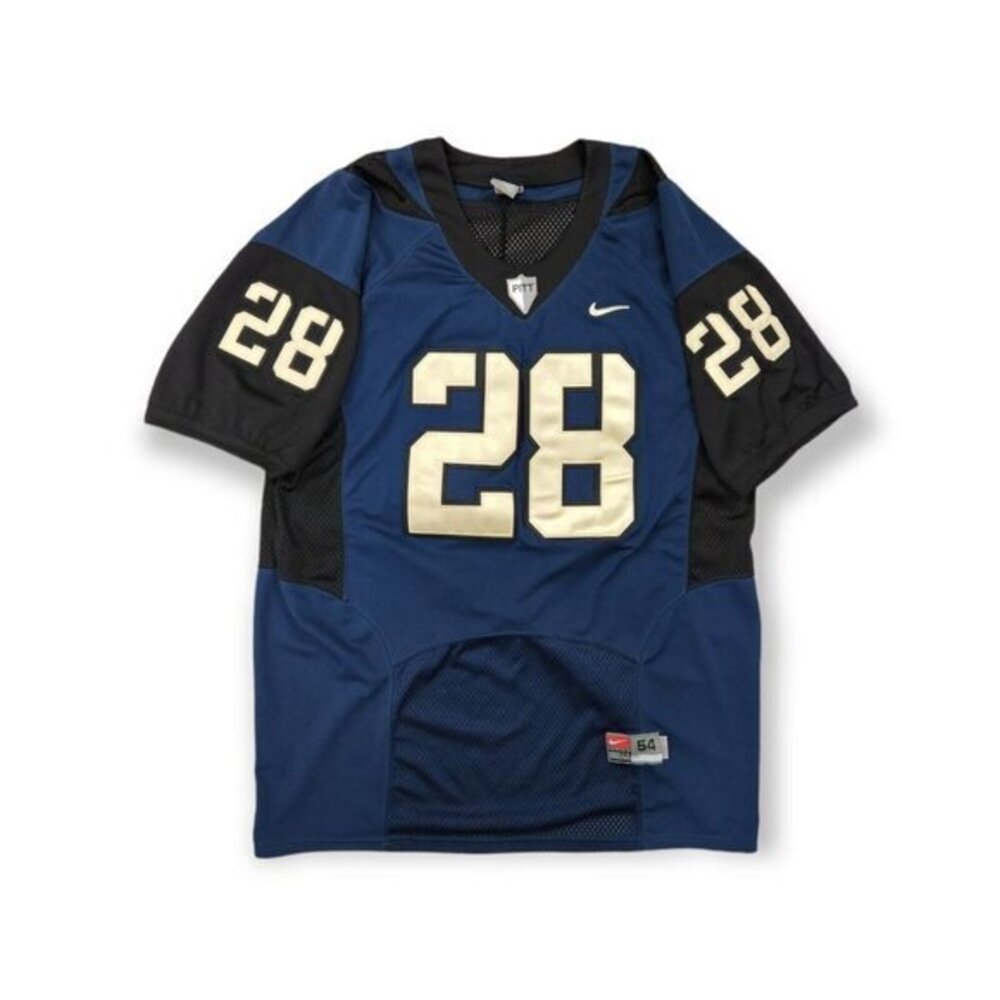 Vintage Team Nike Pittsburgh Pitt Panthers Jersey #28 Dion Lewis Mens Size 54‎